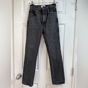 AGOLDE Riley High Rise Straight Crop Jeans - Aritzia (Size 25)